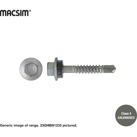 SCREW SDM HEX SEAL C3 12-14 X 45 
